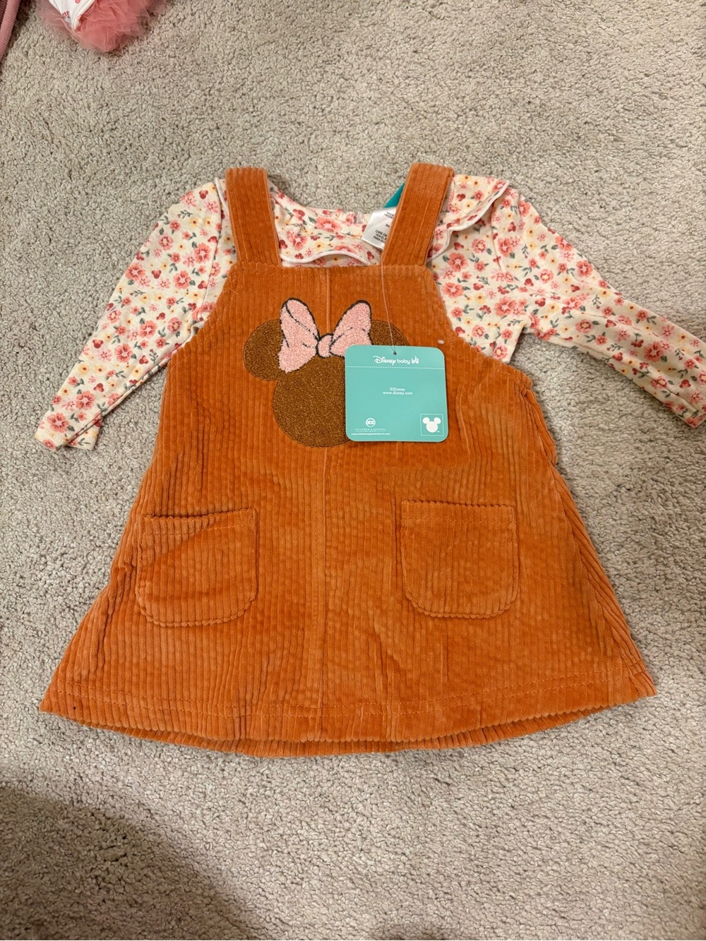 Kids Corduroy Pinafore Dress
